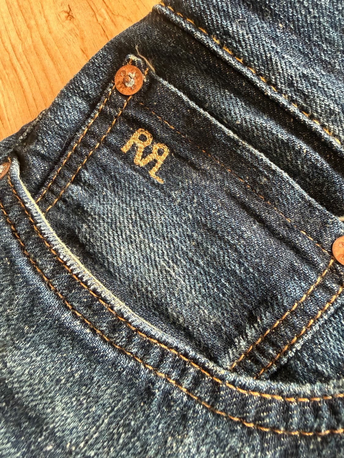 RRL 더블알엘 슬림핏 리지크레스트 셀비지 진 32 / 32 상품이미지7