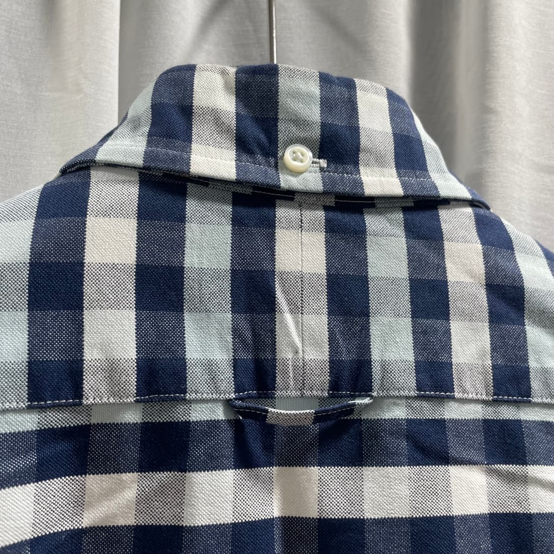 톰브라운/ 화이트 테이핑 옥스포드 체크 셔츠/ 4 상품이미지4