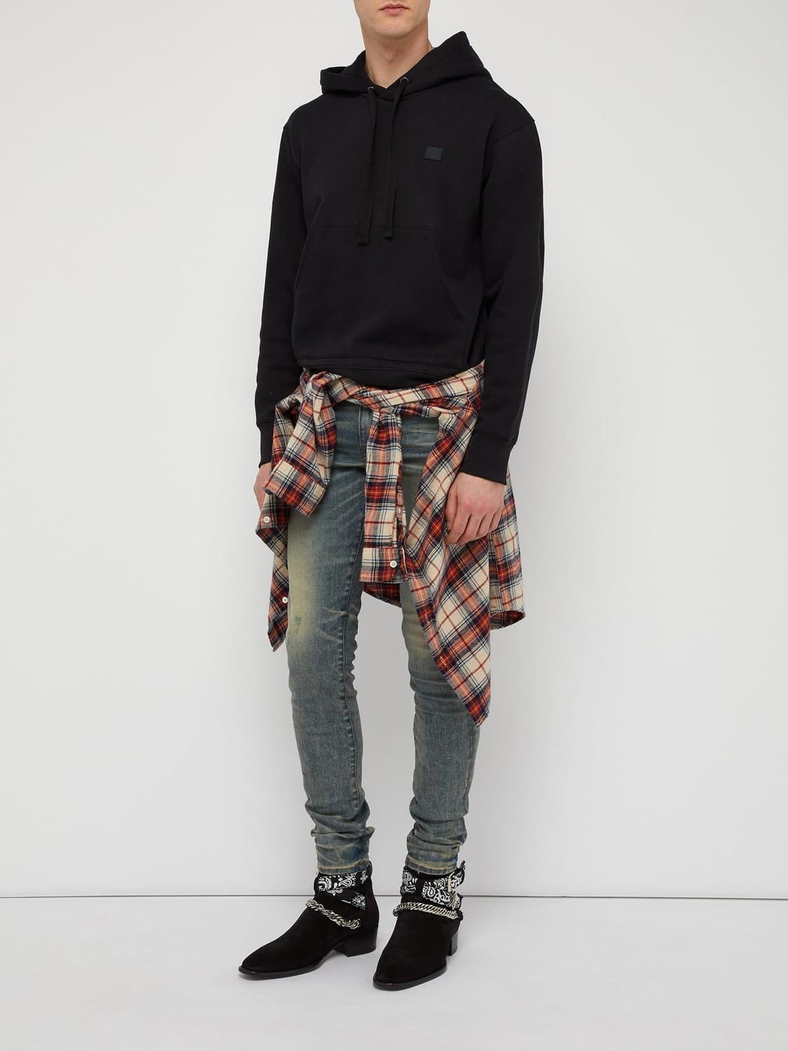 [EU43]아미리 반다나 버클 스웨이드 부츠 첼시부츠 상품이미지9