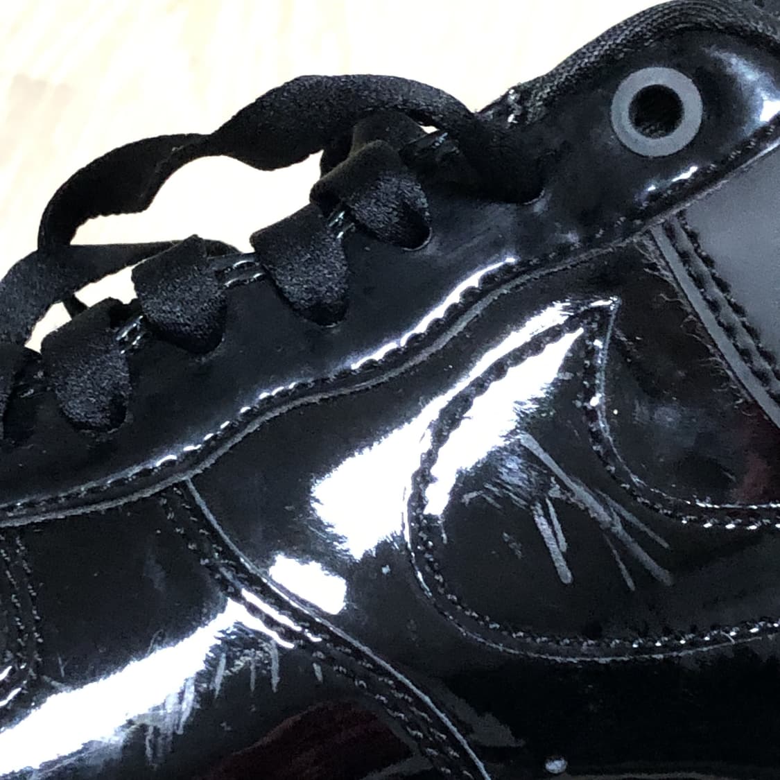 (270) 새상품 나이키 에어포스 1 07 프리미엄 블랙 리플렉티브 실버 상품이미지3