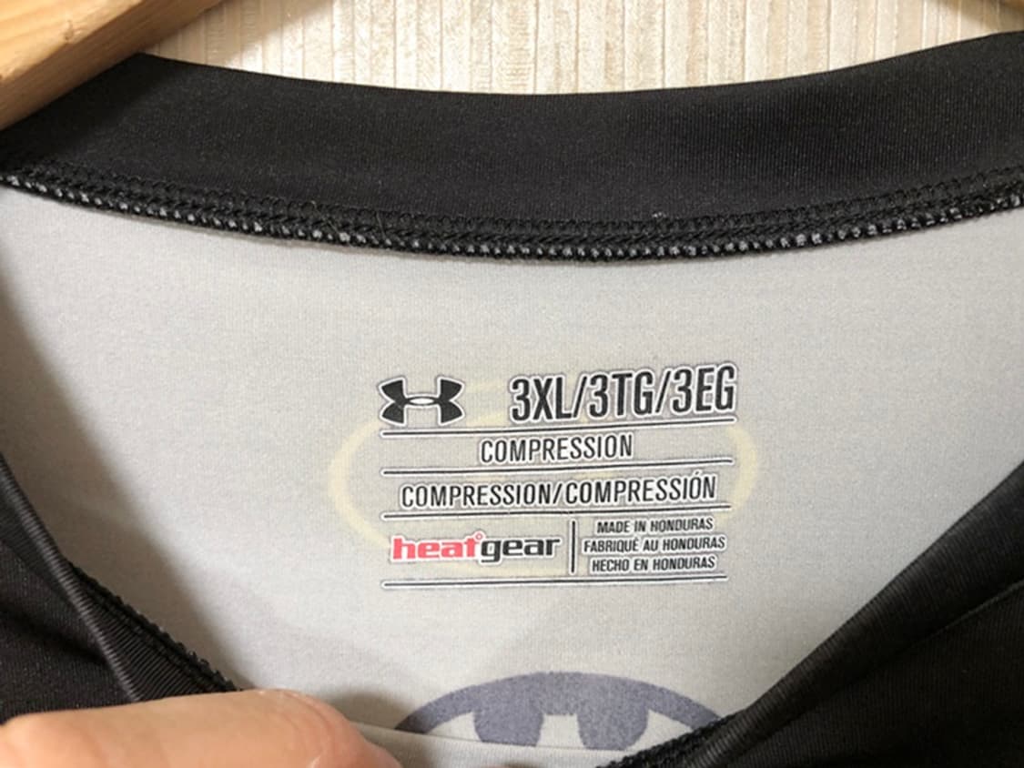 언더아머 히트기어 컴플레션 히어로즈시리즈/배트맨 3XL 상품이미지4