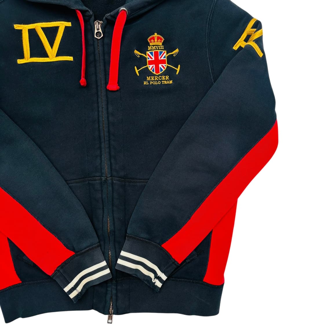 폴로 랄프 로렌 Mercer Club 네이비 후드집업 L 상품이미지3