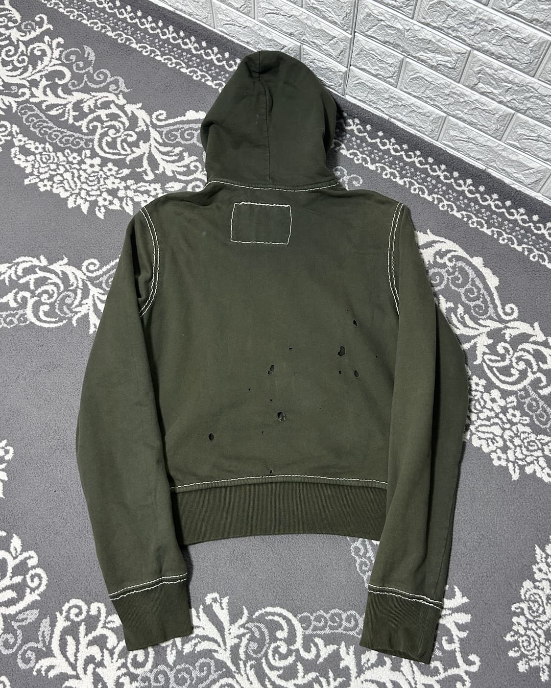 트루릴리젼 레이저 디스트레스드 후디 집업 상품이미지6