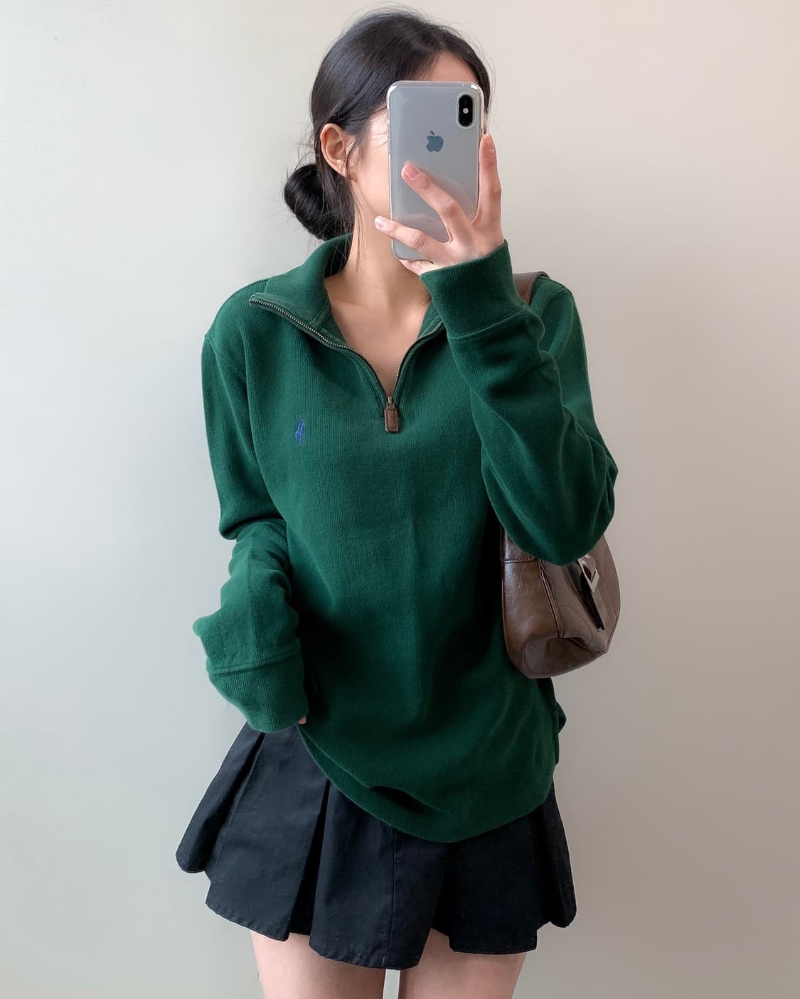 폴로 반집업 니트 상품이미지2