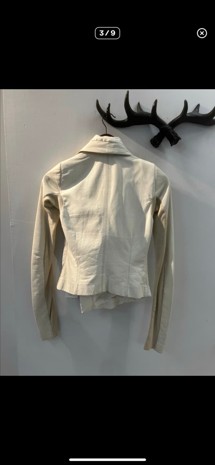 릭오웬스 양가죽 라이더 자켓 상품이미지3