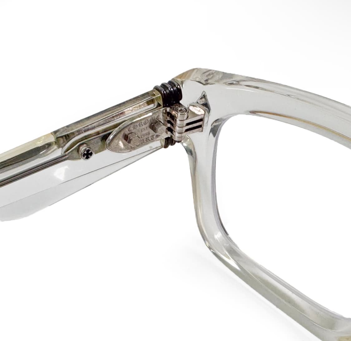 크롬하츠 클래식 날린 GNARLIN 스퀘어 클리어 크리스탈 투명테 안경 상품이미지5