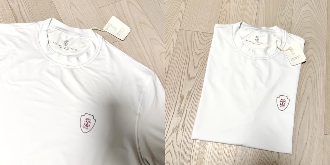 브루넬로 쿠치넬리 / 컴포트 로고 티셔츠 / L (105 이상) 새상품 상품이미지3