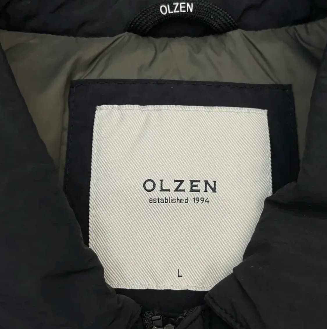 올젠 남성 덕다운 패딩 퀼팅 자켓 L(105) 상품이미지3