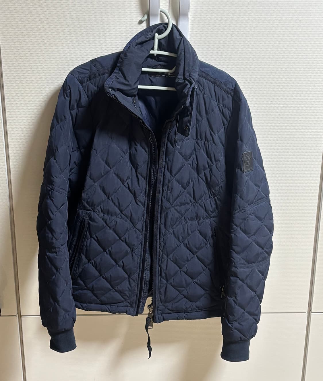 폴로 랄프로렌 퀼팅 자켓 네이비S 상품이미지1