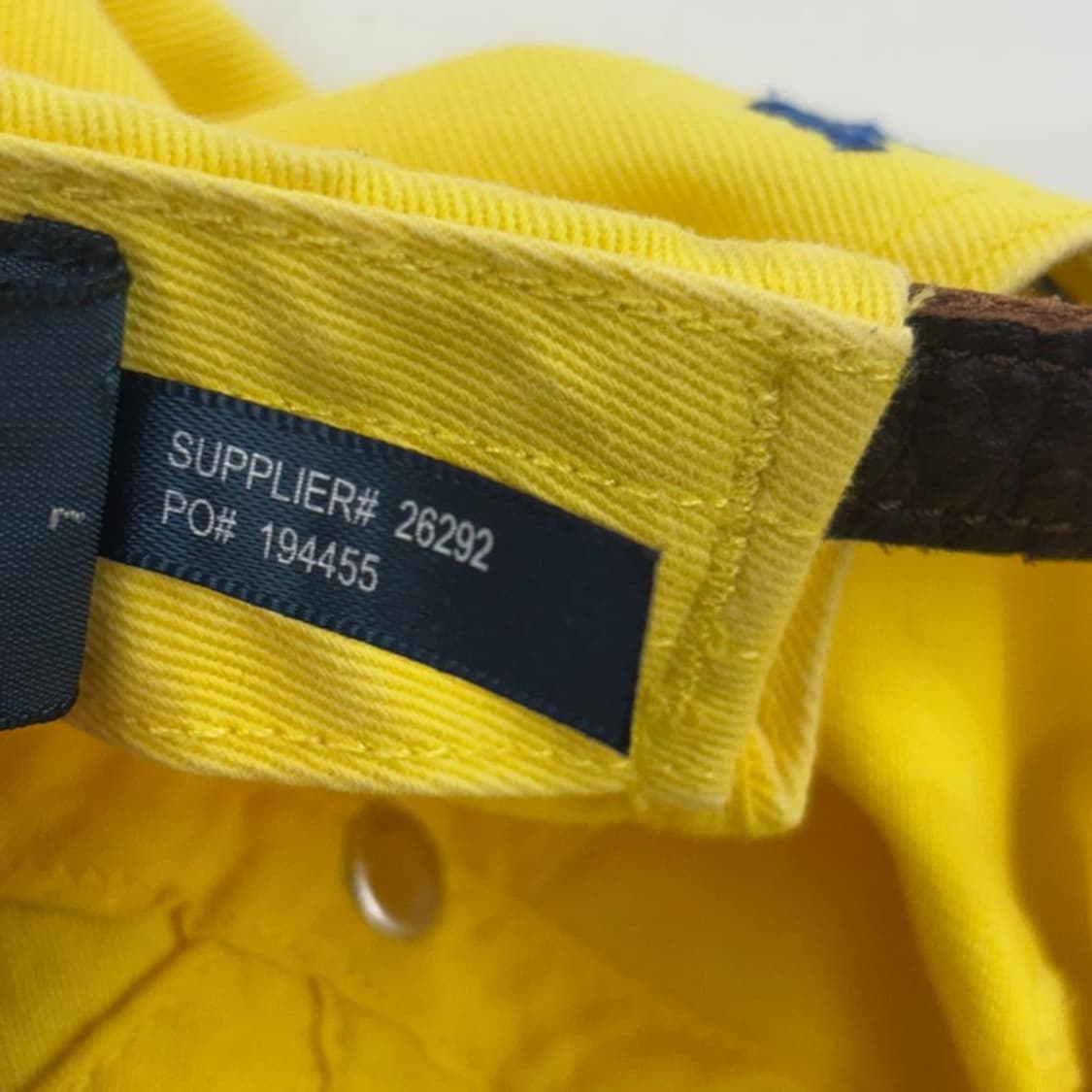 POLO BY RALPH LAUREN 코튼 치노 볼캡 옐로우 상품이미지9