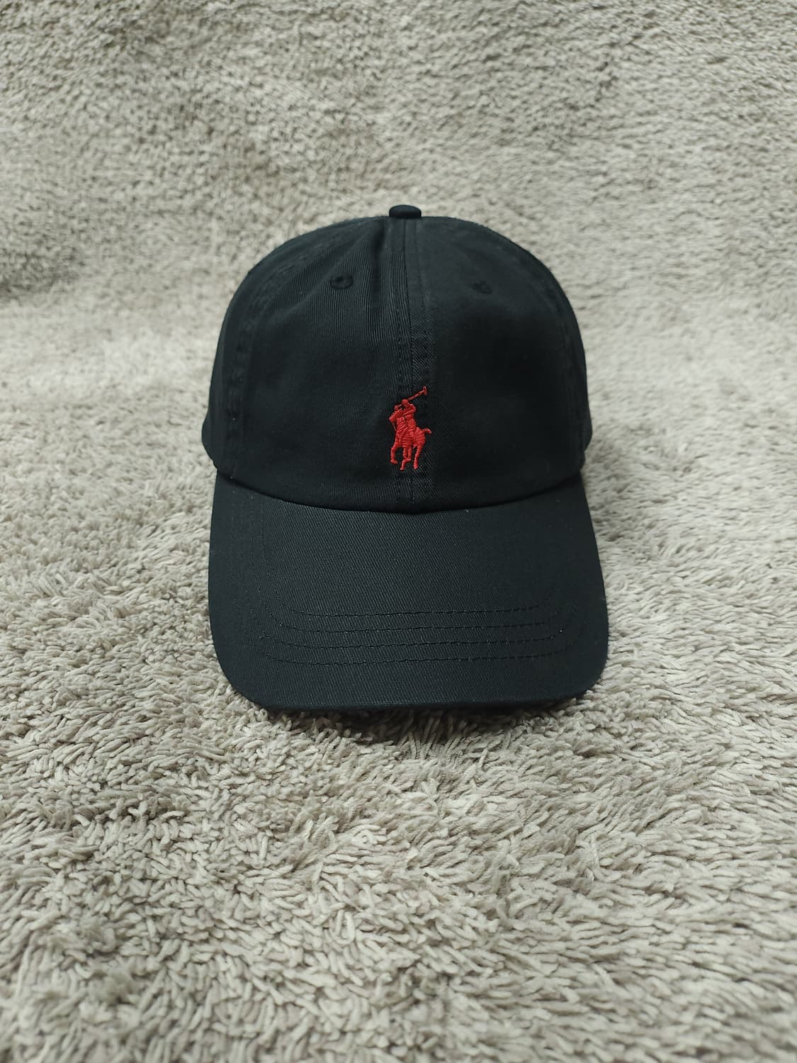 폴로 랄프로렌 블랙 볼캡 모자 상품이미지10