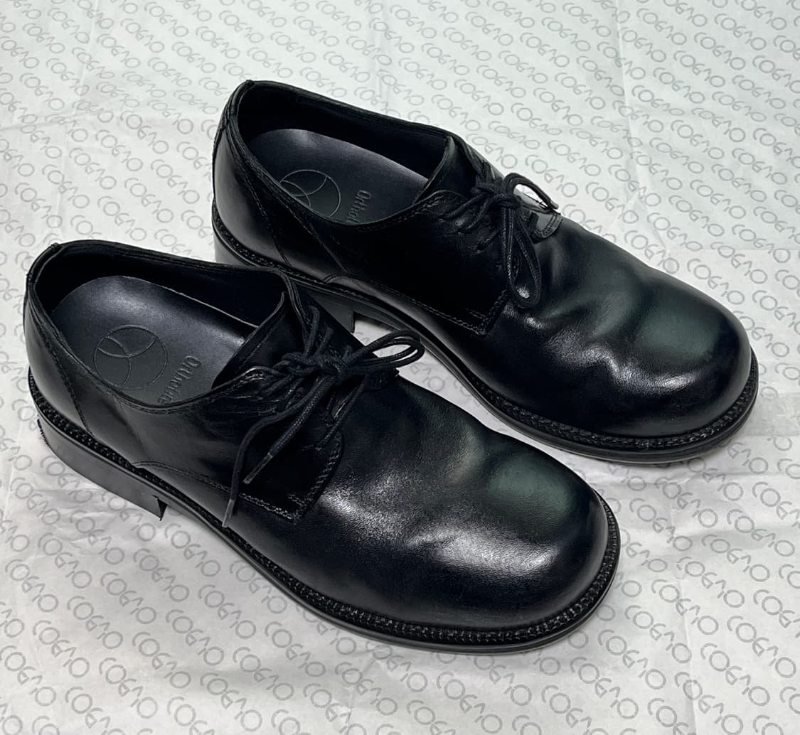 250) 야세 우든 더비 슈즈 홀스하이드 블랙 판매. 상품이미지3