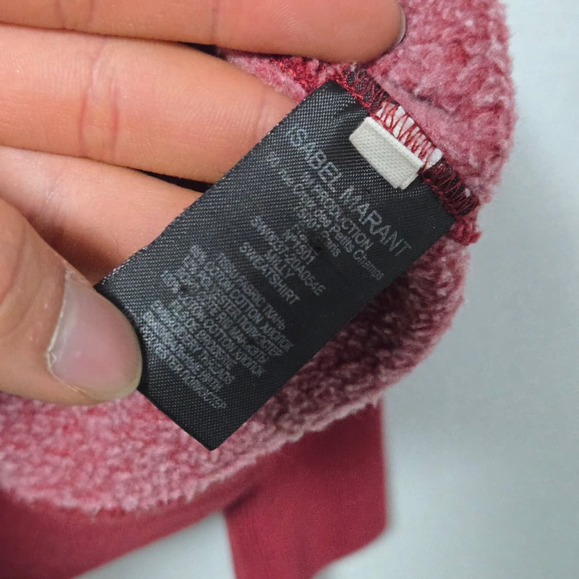 이자벨마랑 벨벳로고 맨투맨/ 여성 맨투맨/ 여자 맨투맨  상품이미지4