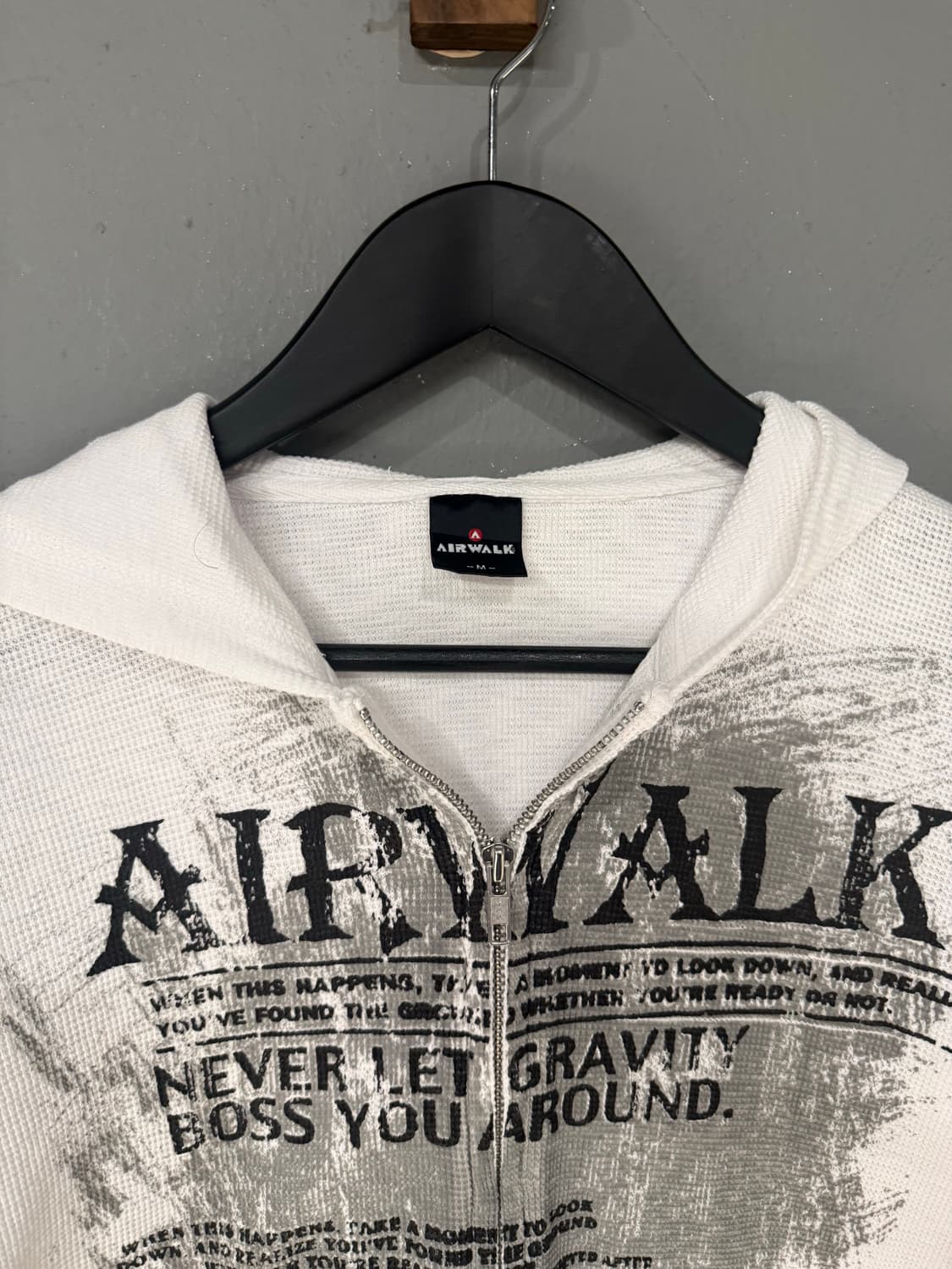 Airwalk grunge printing hood zip-up 상품이미지8