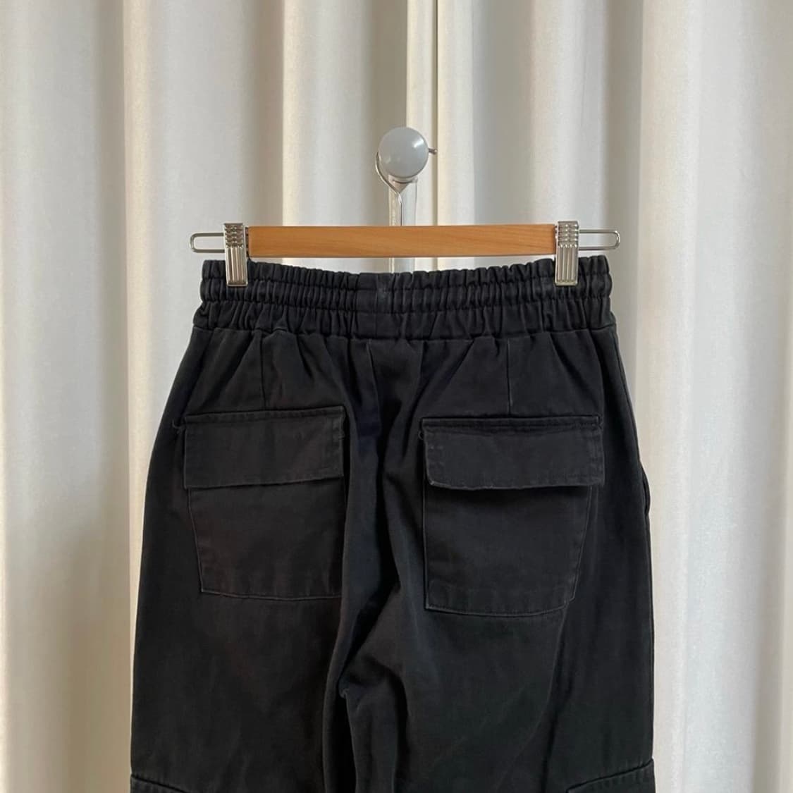 블랙 카고 투웨이 조거팬츠  상품이미지4