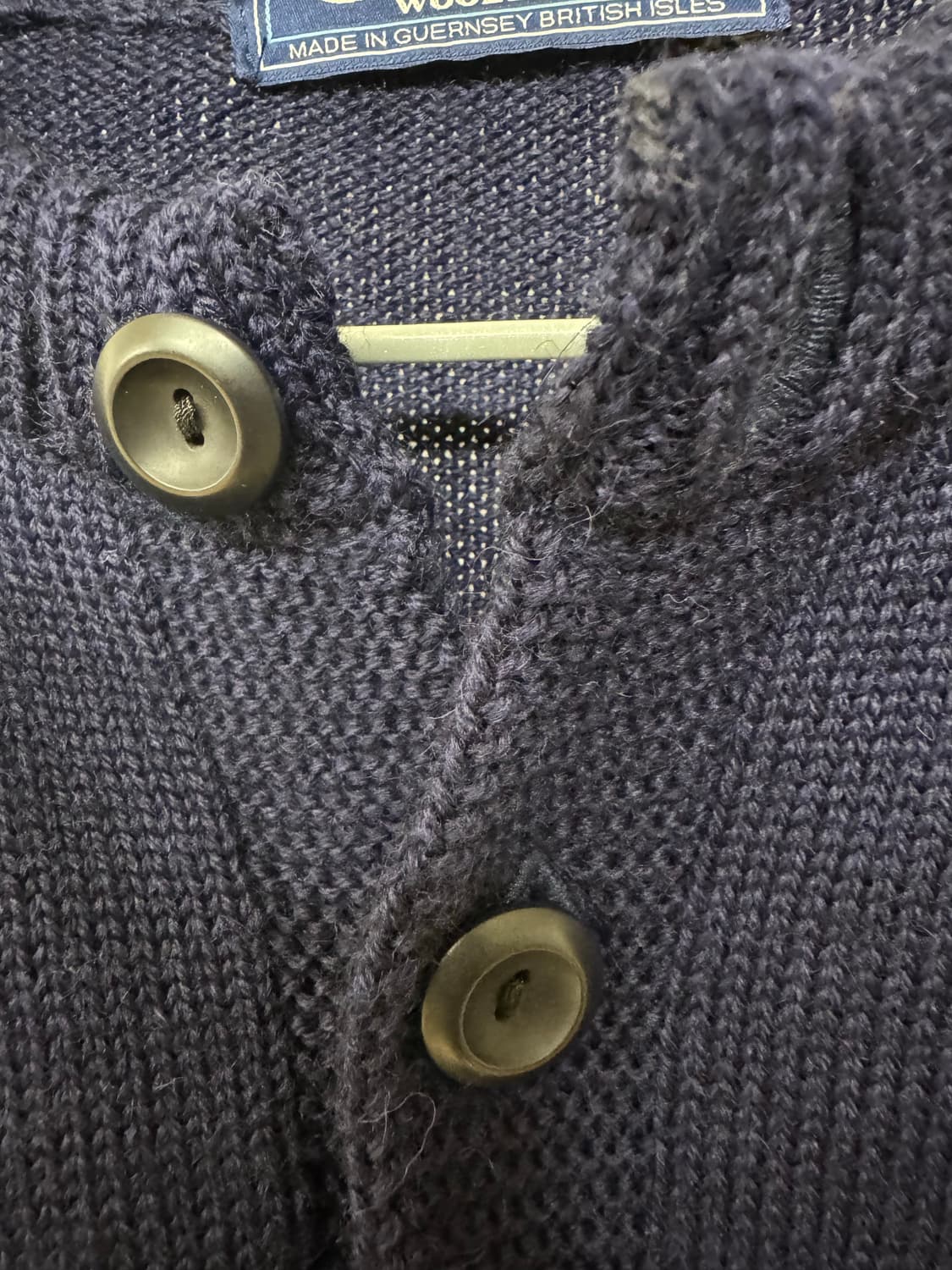 [46] 건지울른스 피셔맨 가디건 네이비 상품이미지6