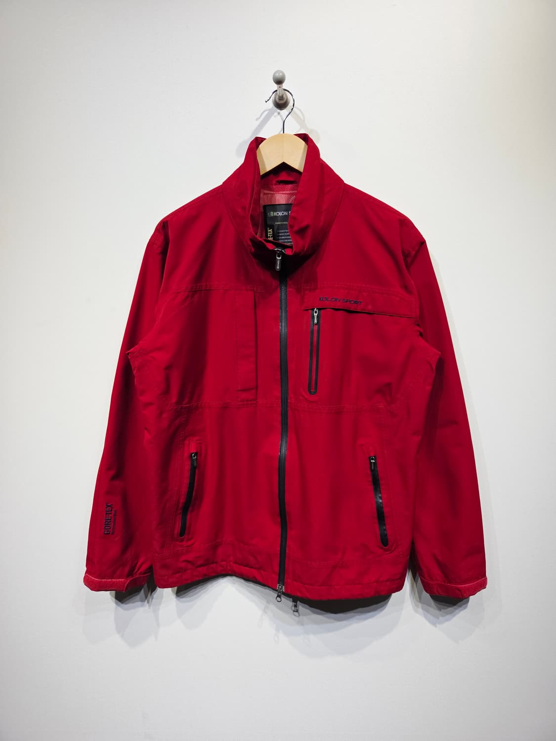 KOLON SPORT 코오롱스포츠 고어텍스 바람막이 자켓 레드 상품이미지2