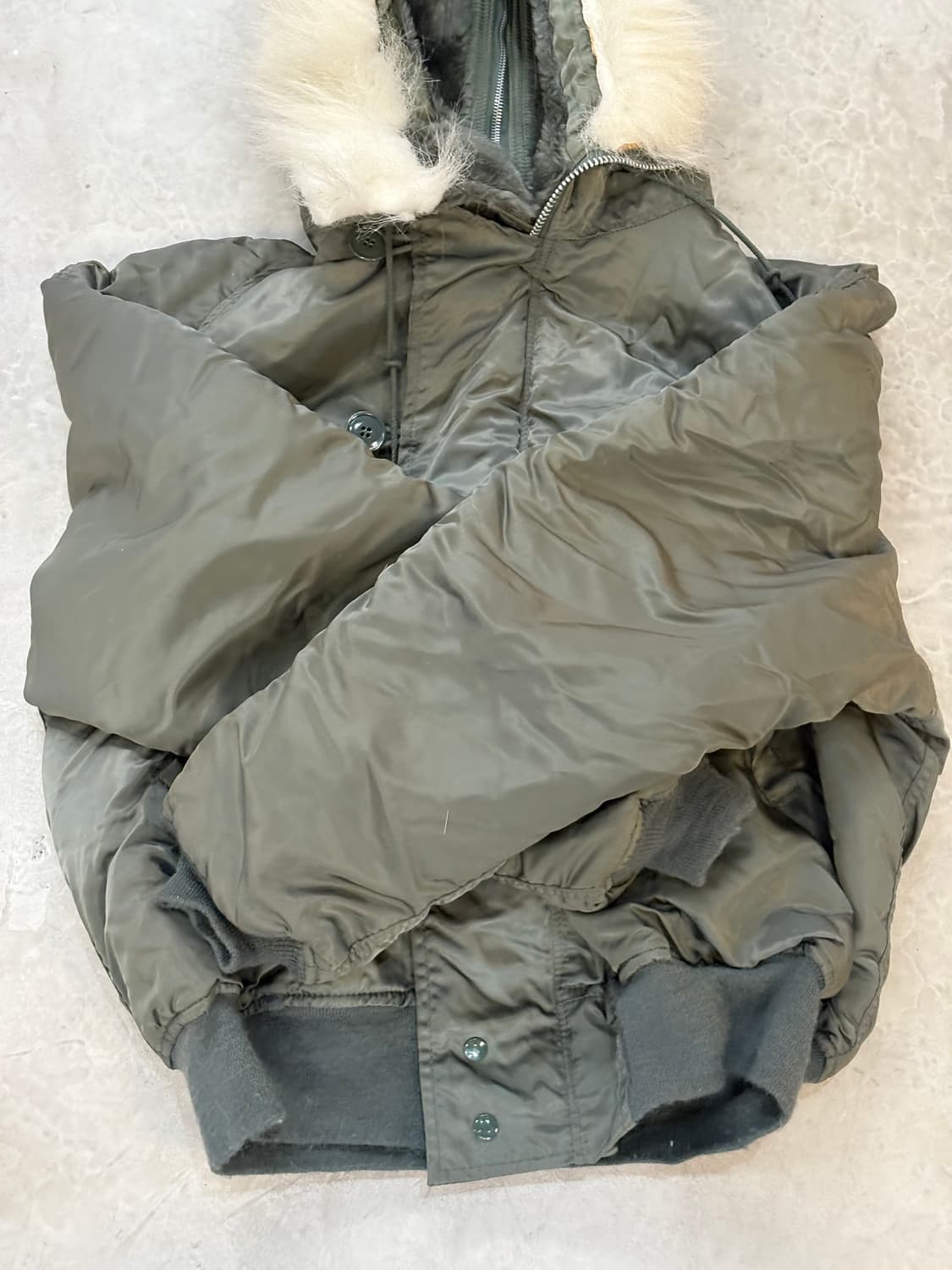 [XL] N2B 알파 인더스트리 USA 봄버 IDEAL 지퍼 군용 상품이미지8