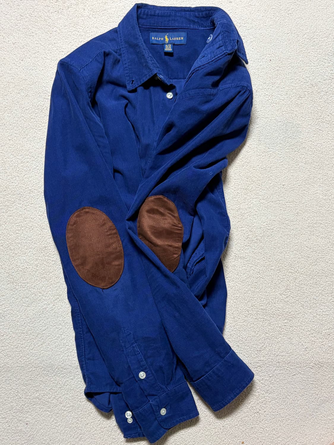 폴로 랄프로렌 키즈 코듀로이 남방 XL 상품이미지4