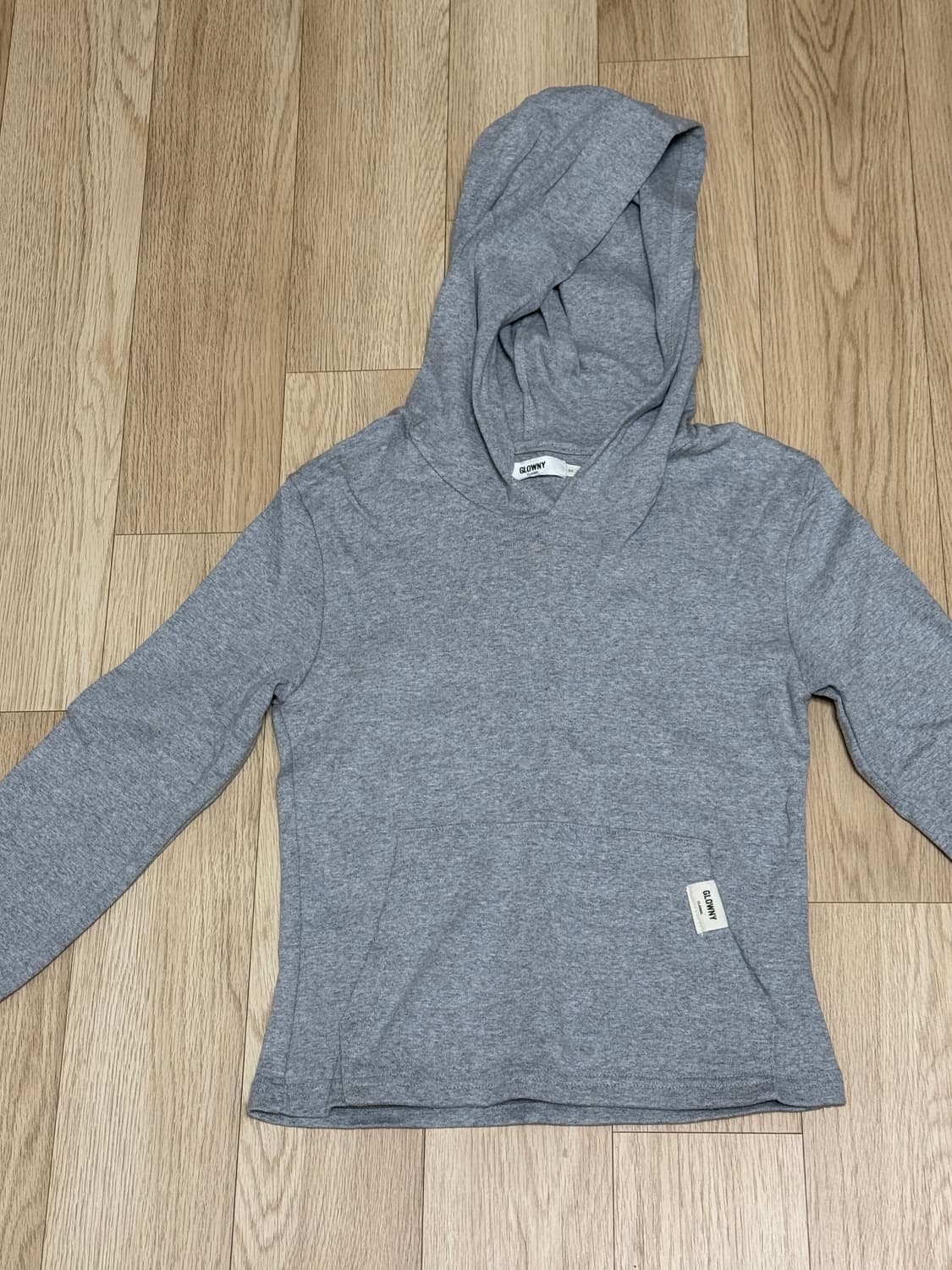글로니 클래식 후드티 그레이 M 상품이미지1