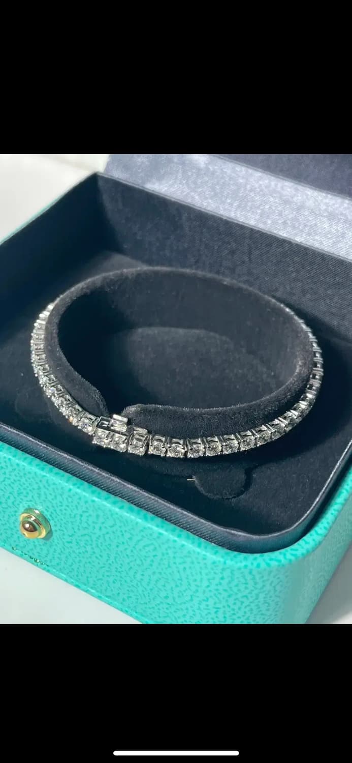 *새상품*랩그로운다이아몬드 5.6CT 14K금 테니스 팔찌 상품이미지2