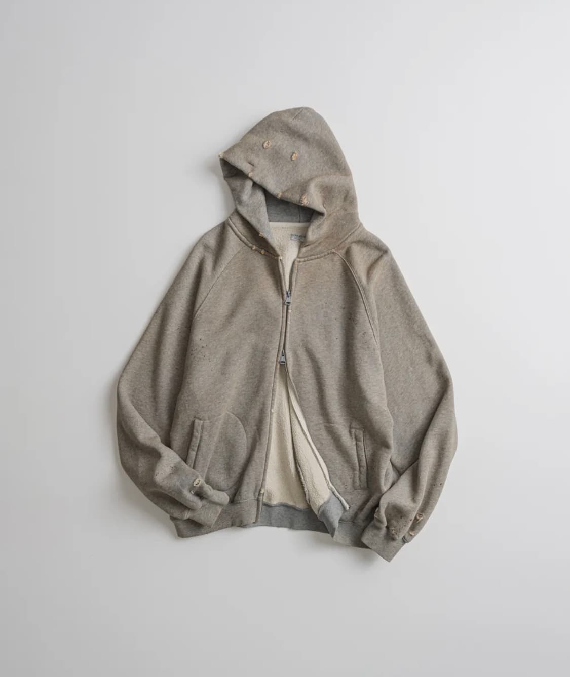 [2] 비헤비어 후드집업 그레이 상품이미지1