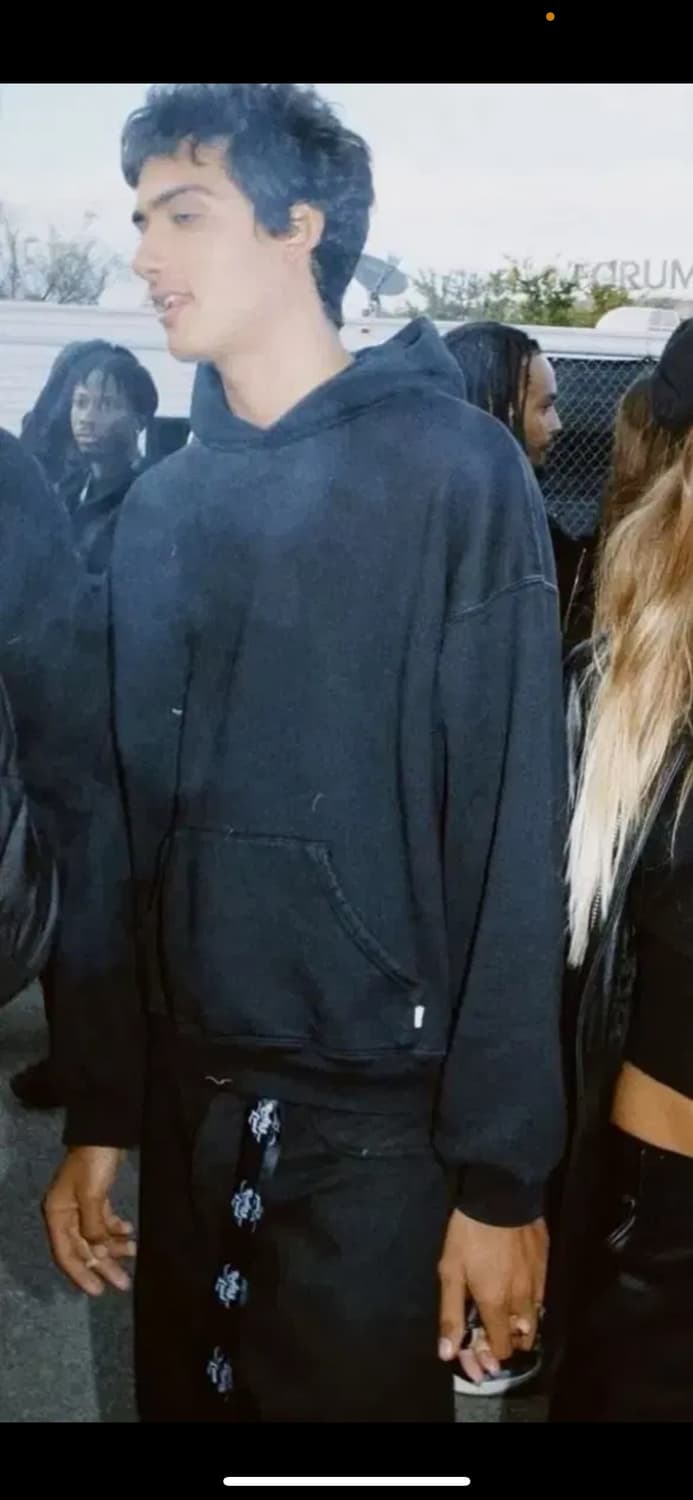 90s 러셀 에슬레틱 후드 블랙 상품이미지4