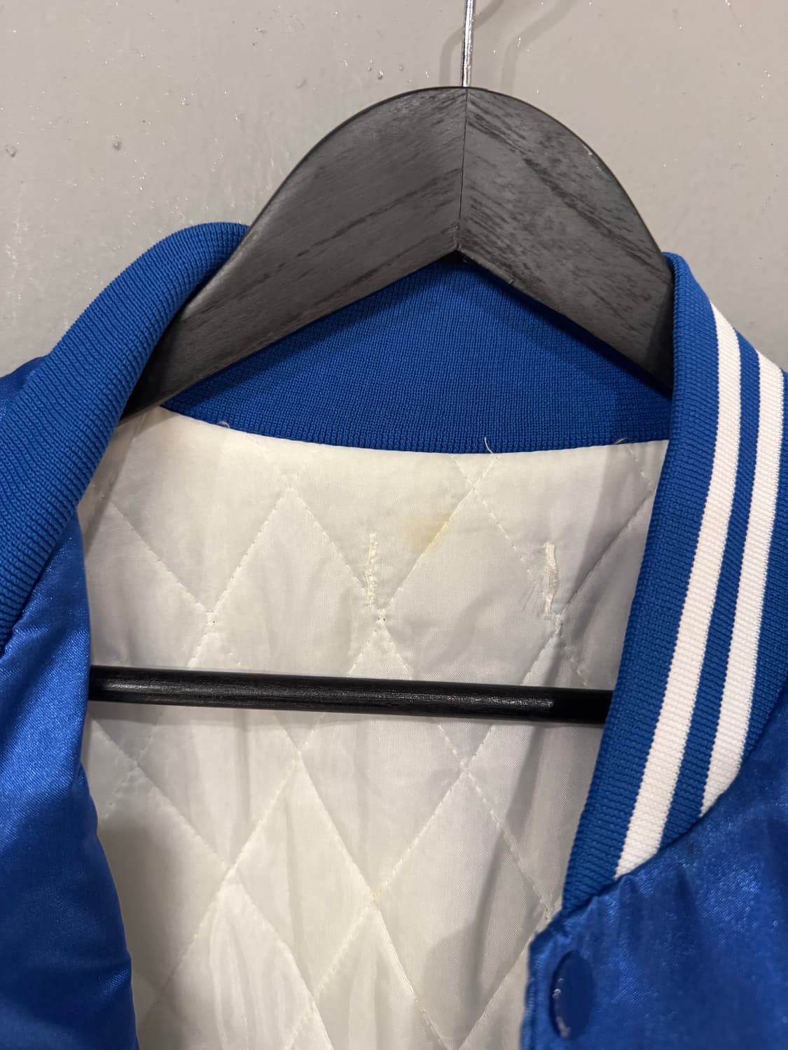 90s 토요타 x LA다저스 x 노모 히데오 사틴 봄버자켓  상품이미지6