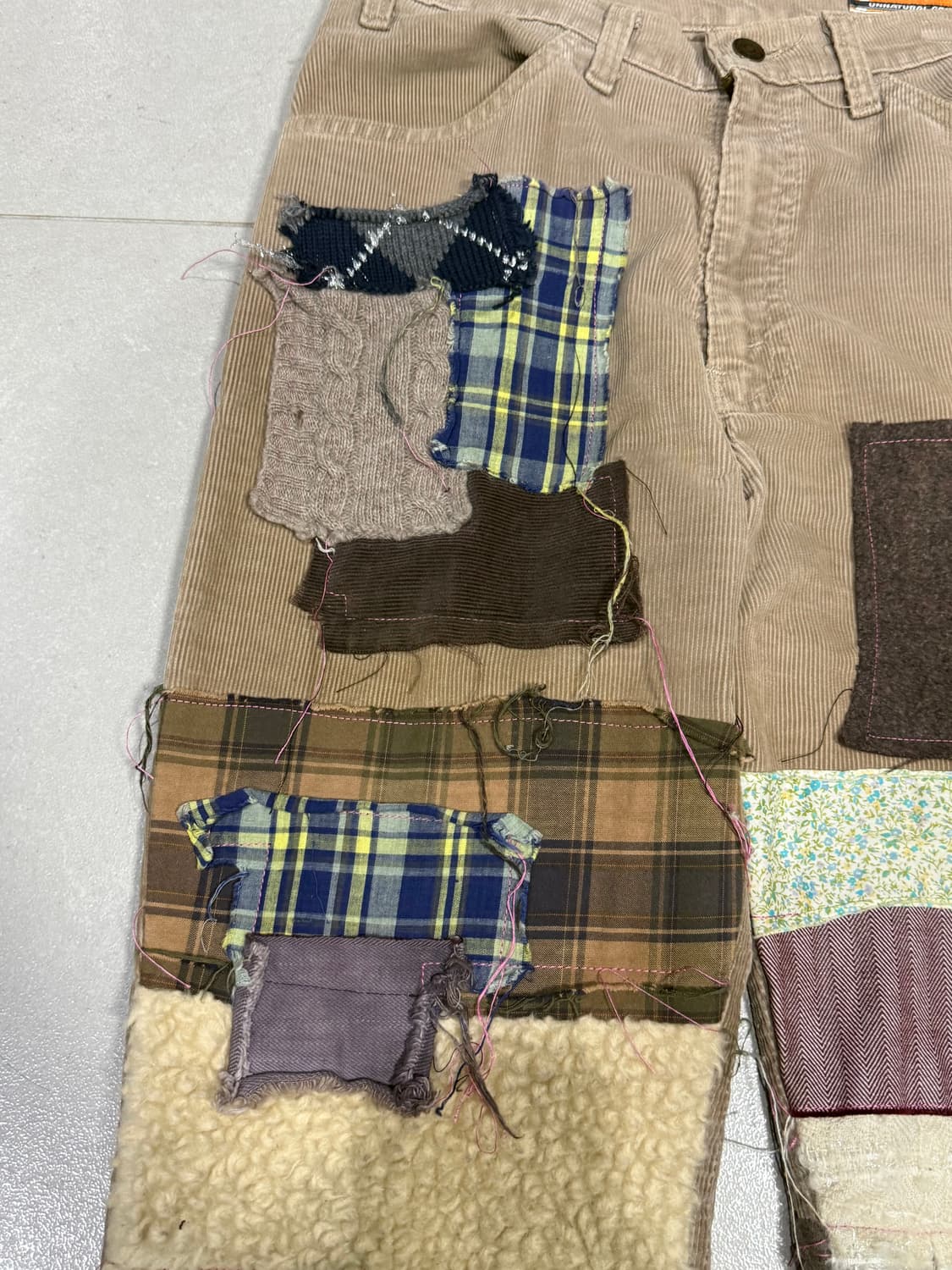 80s 리바이스 패치워크 커스텀 코듀로이 팬츠 바지 상품이미지3