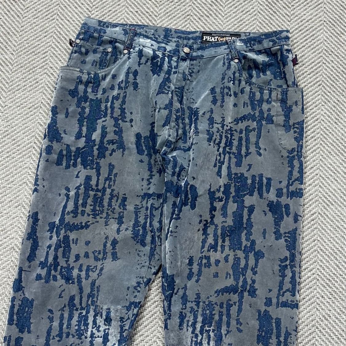 팻팜 디테일 데님팬츠 v2719  상품이미지3