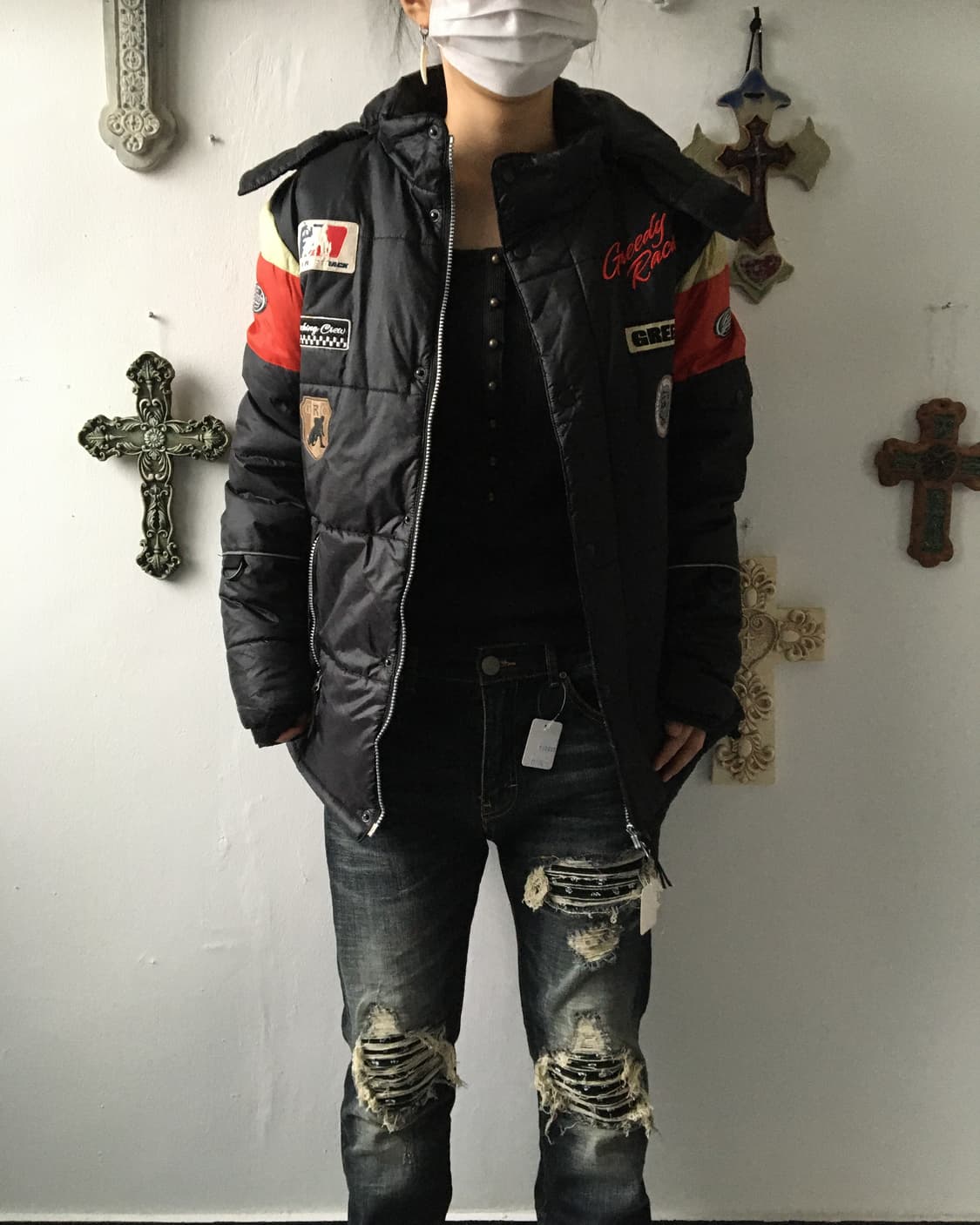 Racing mood hood jumper 상품이미지10