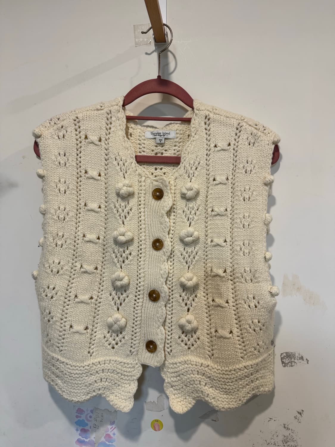 Thursdays island  썰스데이아일랜드 니트 베스트 상품이미지2