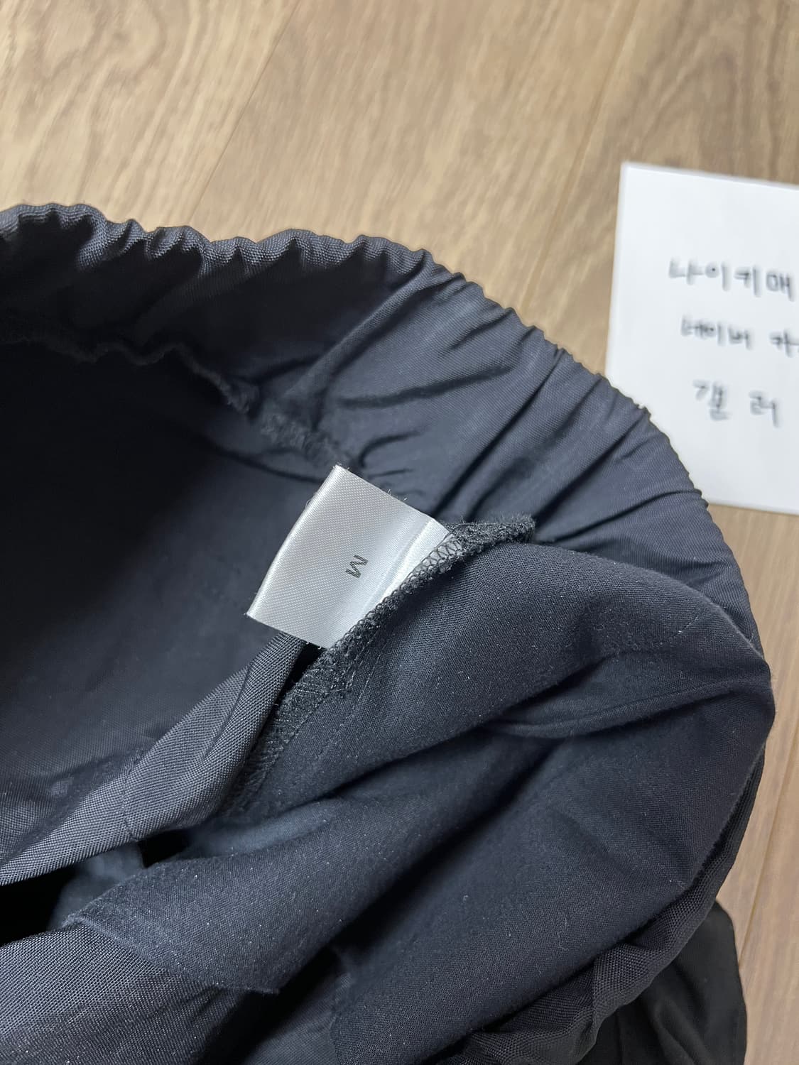 [M] 후이즈자코브 6포켓 카고 팬츠 블랙 상품이미지7
