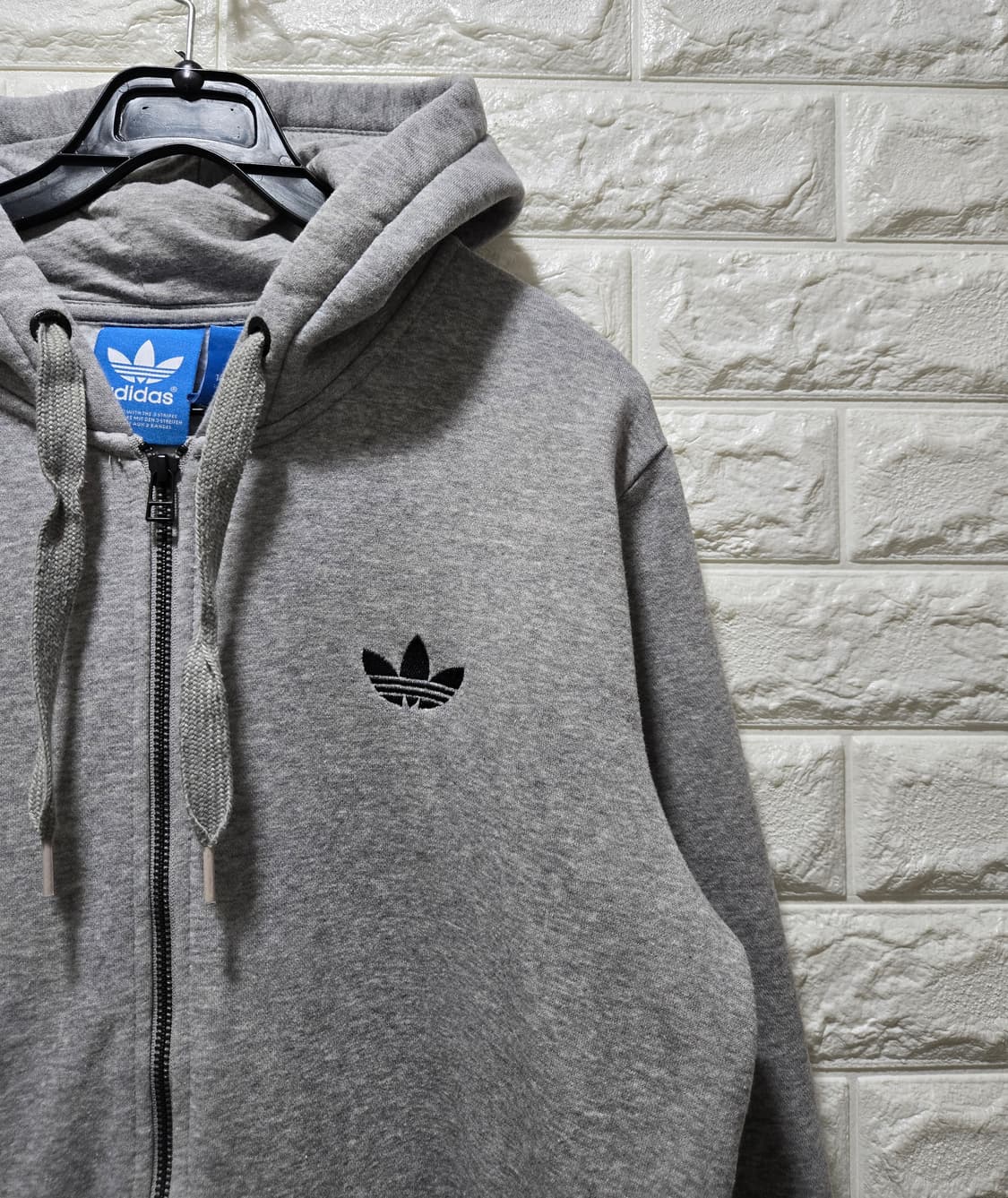 아디다스 오리지널스 스트릿 그래픽 풀집업 기모 후드티 XL 상품이미지5