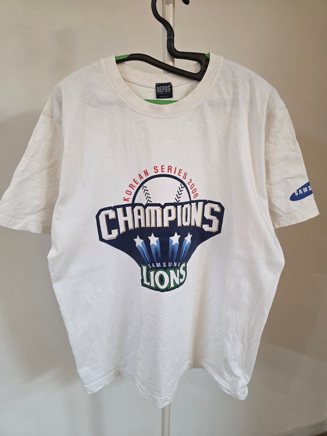 삼성 라이온즈 챔피언 티셔츠 2006년 상품이미지2