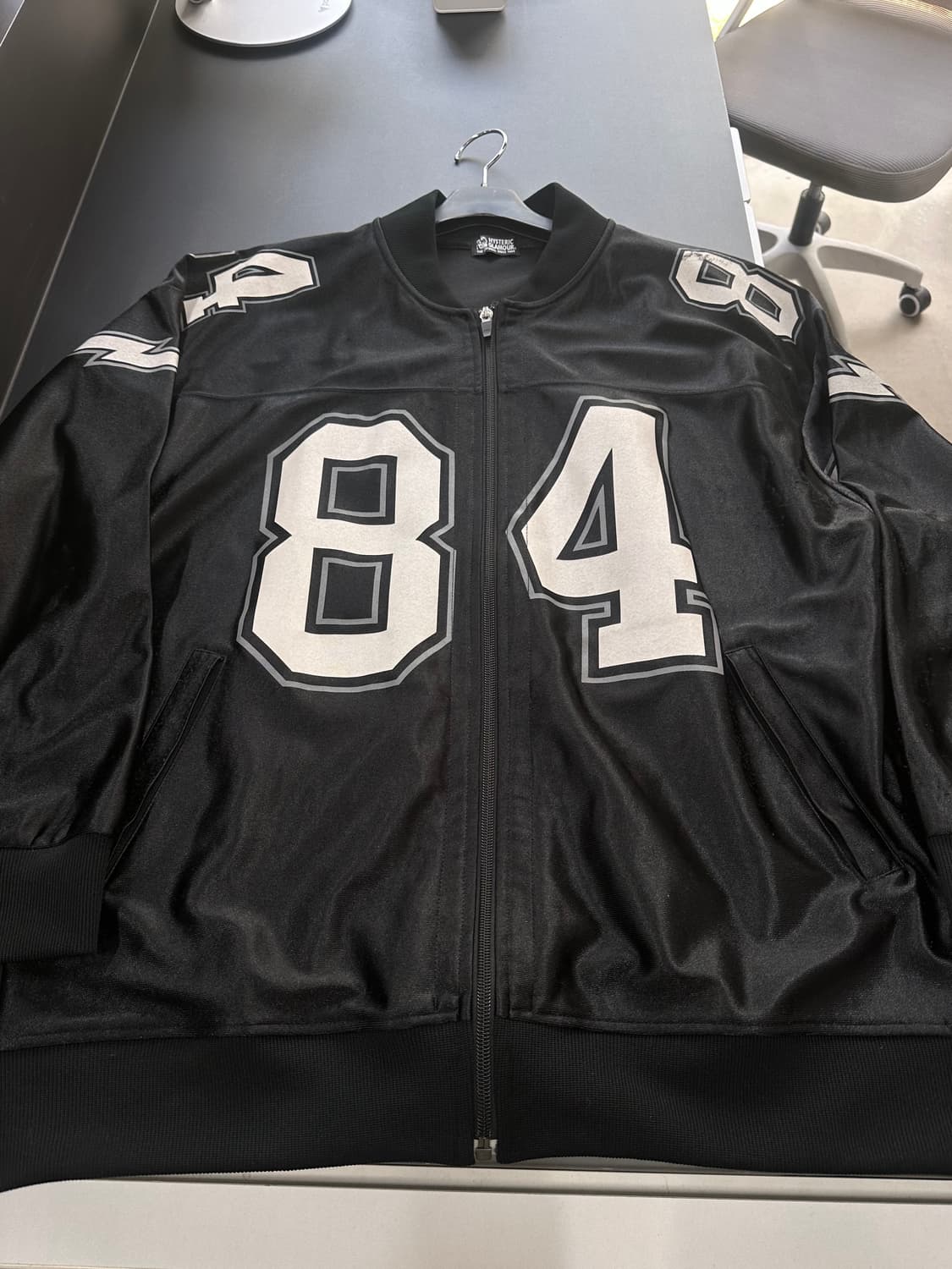 히스테릭글래머 HYS 넘버링 베이스볼 새틴자켓 상품이미지5