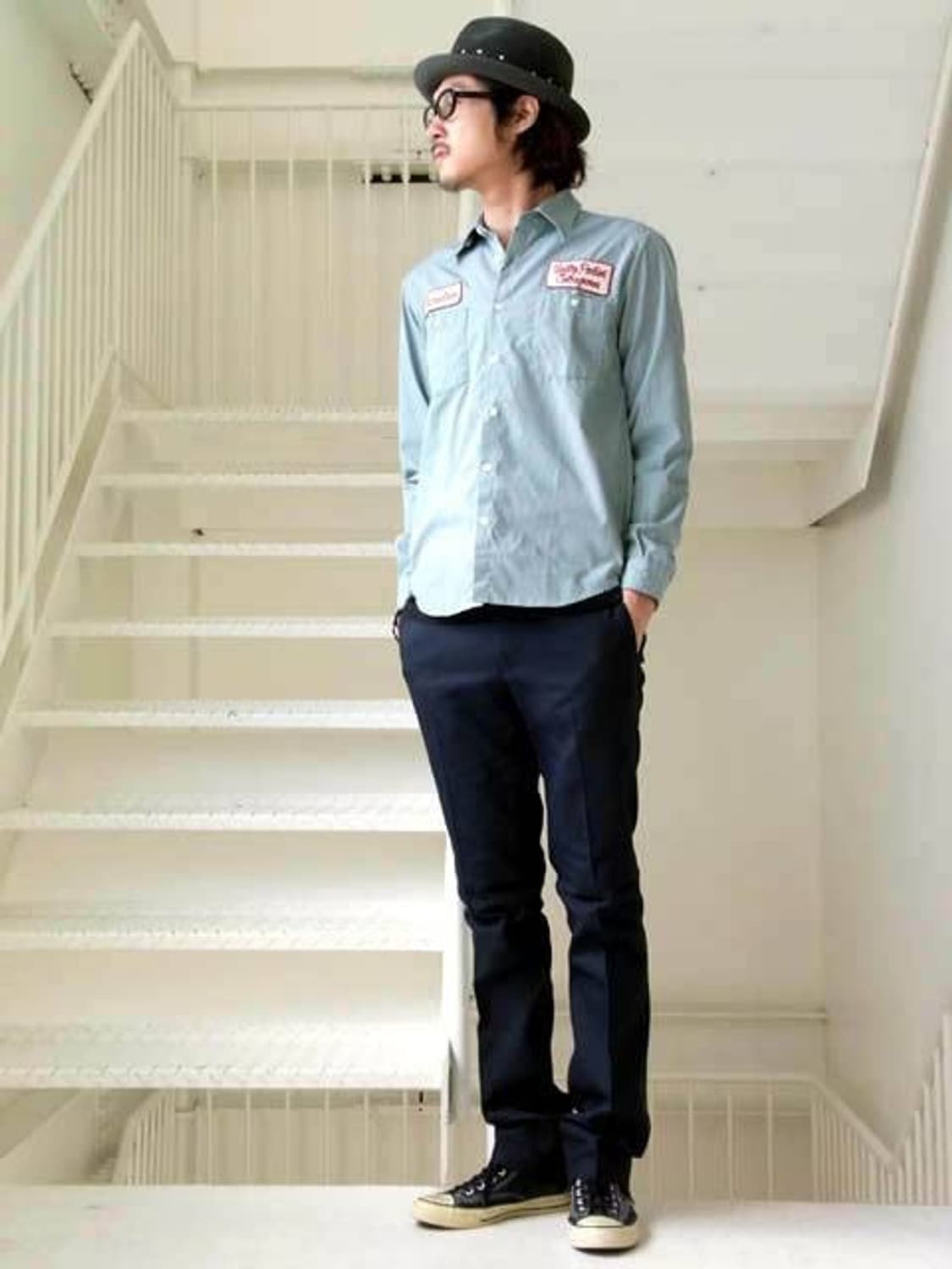 와코마리아 TC 팬츠 네이비 L 상품이미지10