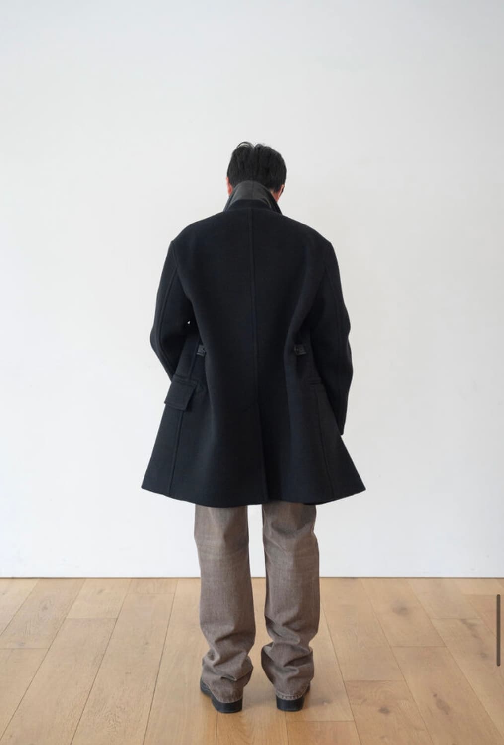 ham 함 블랙 피코트 상품이미지2