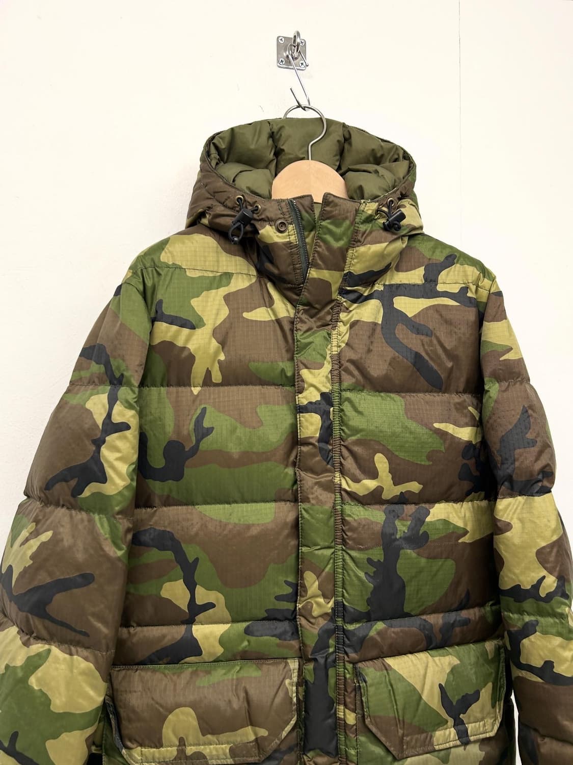 코어파이터 카모 립스탑 롱 다운 파카 상품이미지2