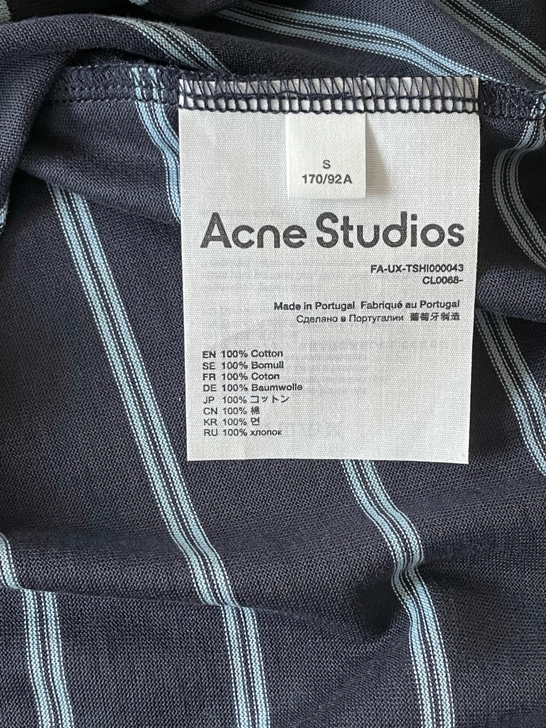 아크네 스튜디오 엘우드 롱슬리브 s 상품이미지3