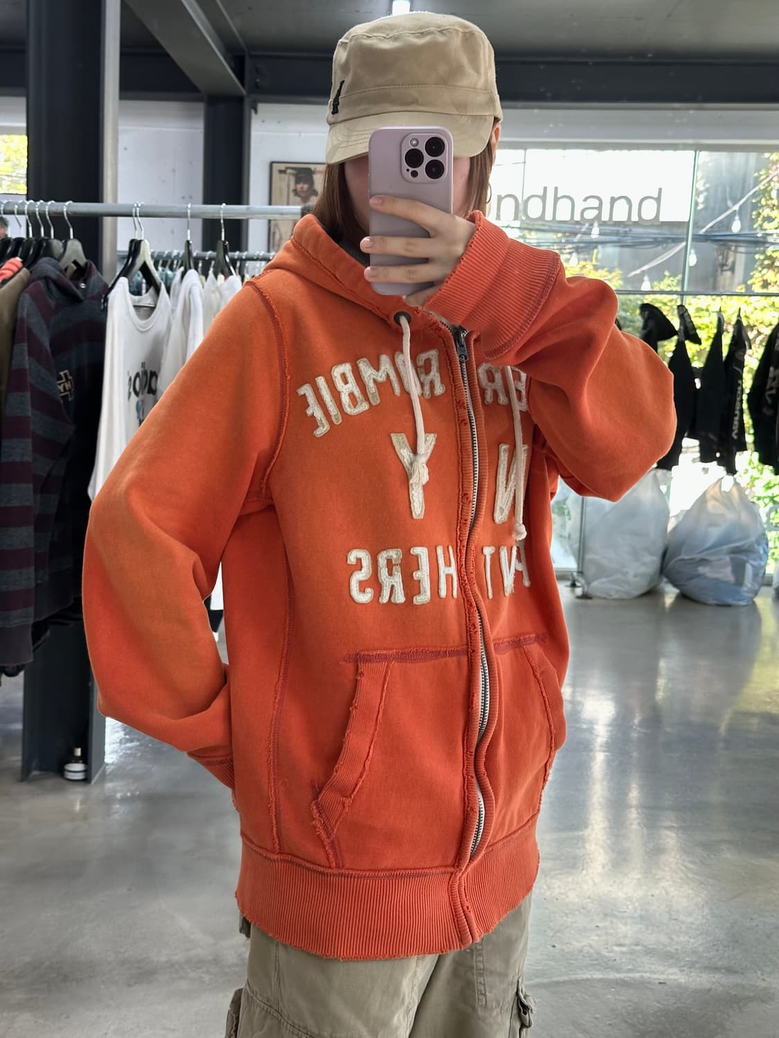 아베크롬비 머슬핏 데미지 그라데이션 후드집업  상품이미지3