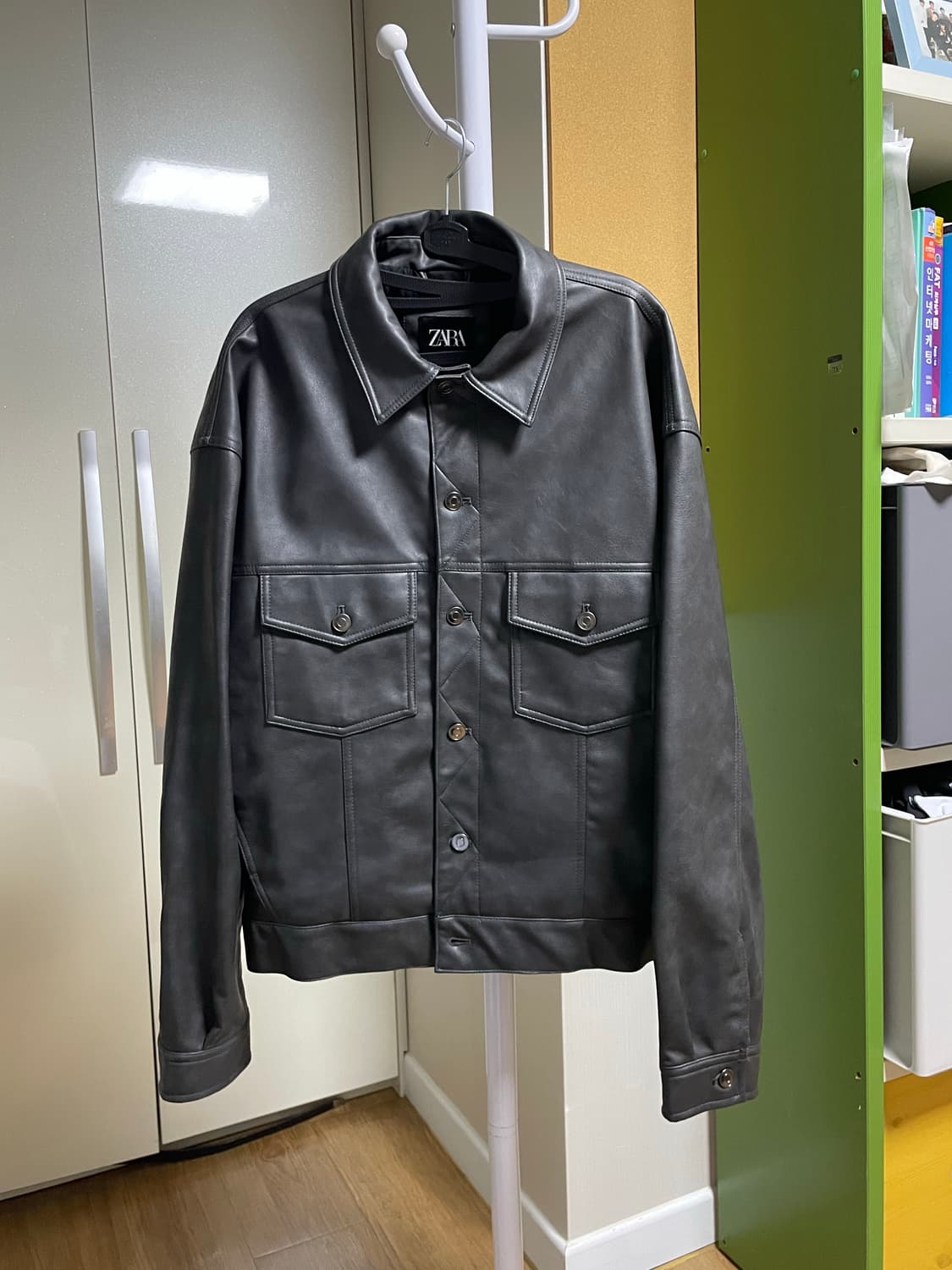 ZARA 가죽 자켓 상품이미지1