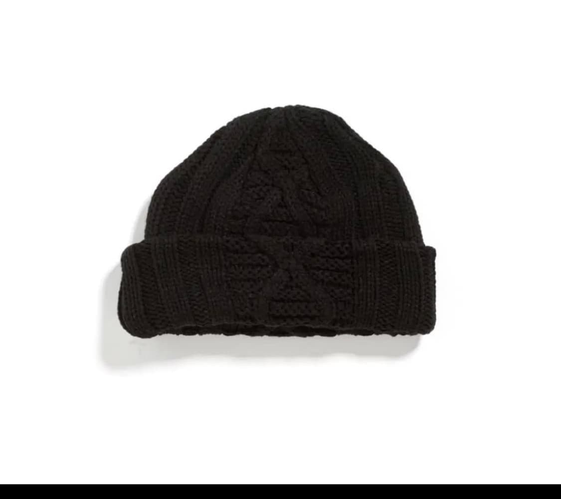 해칭룸 자카드 비니 블랙 상품이미지2