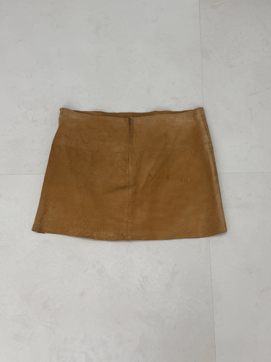 베이지 스웨이드 미니 스커트  상품이미지6