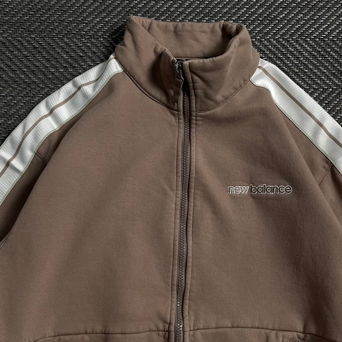 뉴발란스 사이드 라인 기모 트랙 자켓 브라운y 5015 상품이미지4