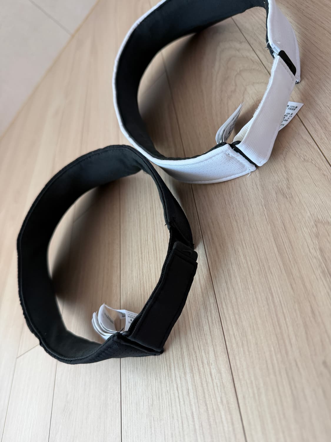 나이키 골프 스우시 선캡 선바이저 모자 화이트,블랙 상품이미지3