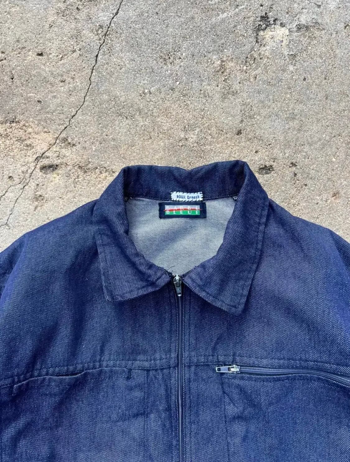 OLD VINTAGE BARBE BLEUE 데님프 렌치워크자켓 상품이미지6