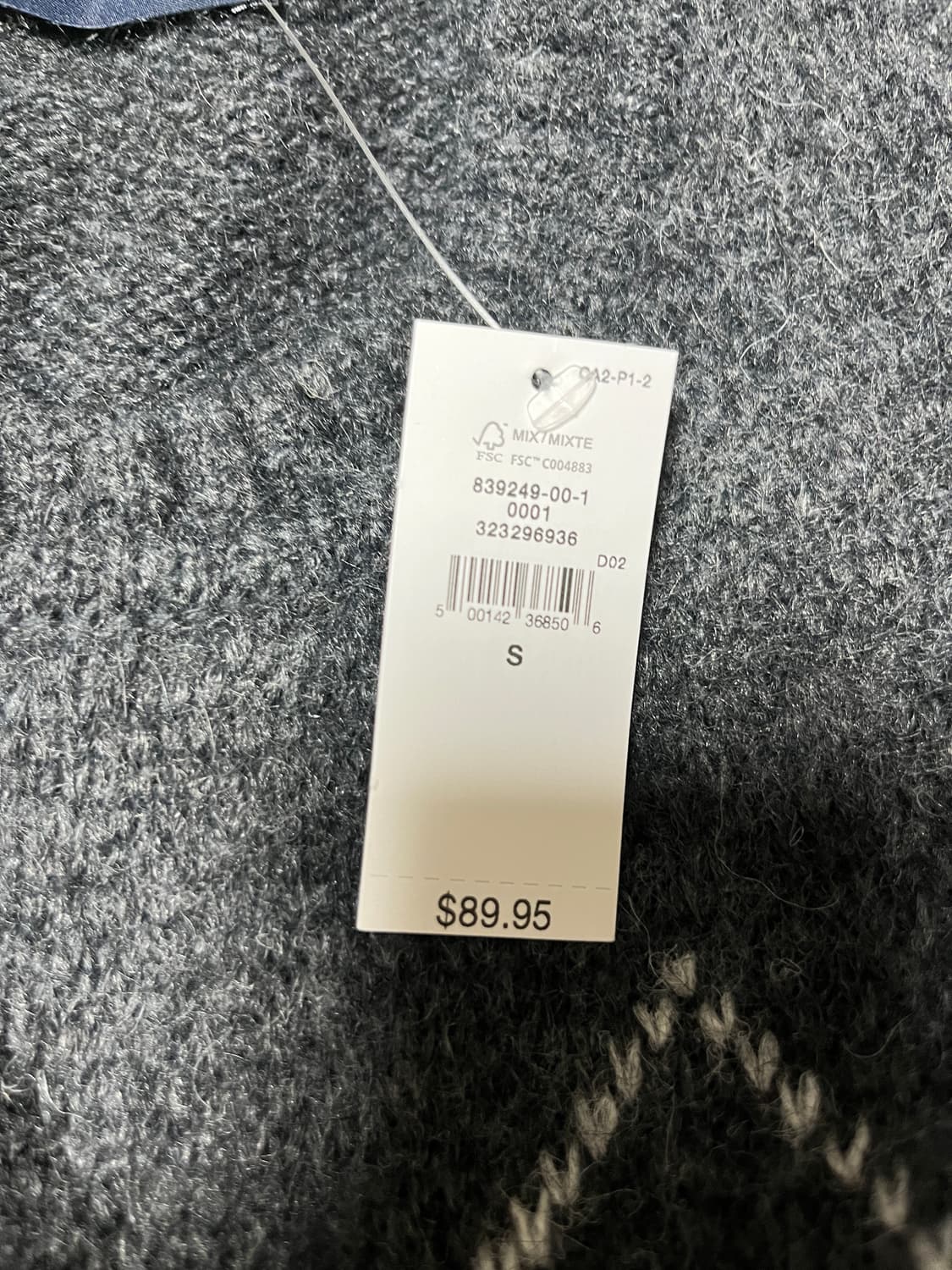 Gap 갭 울 블렌드 아가일 니트 스웨터 새상품 상품이미지6