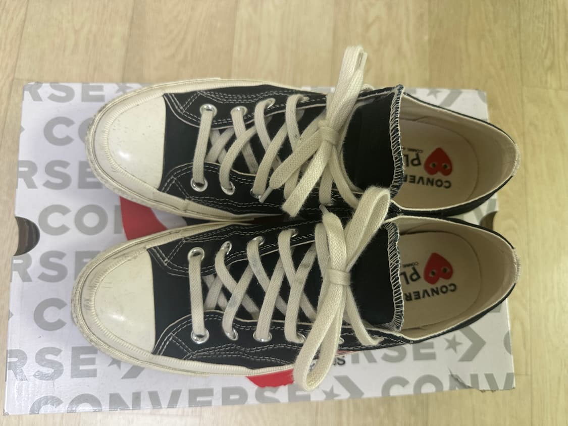 꼼데 컨버스 신발 255 상품이미지1