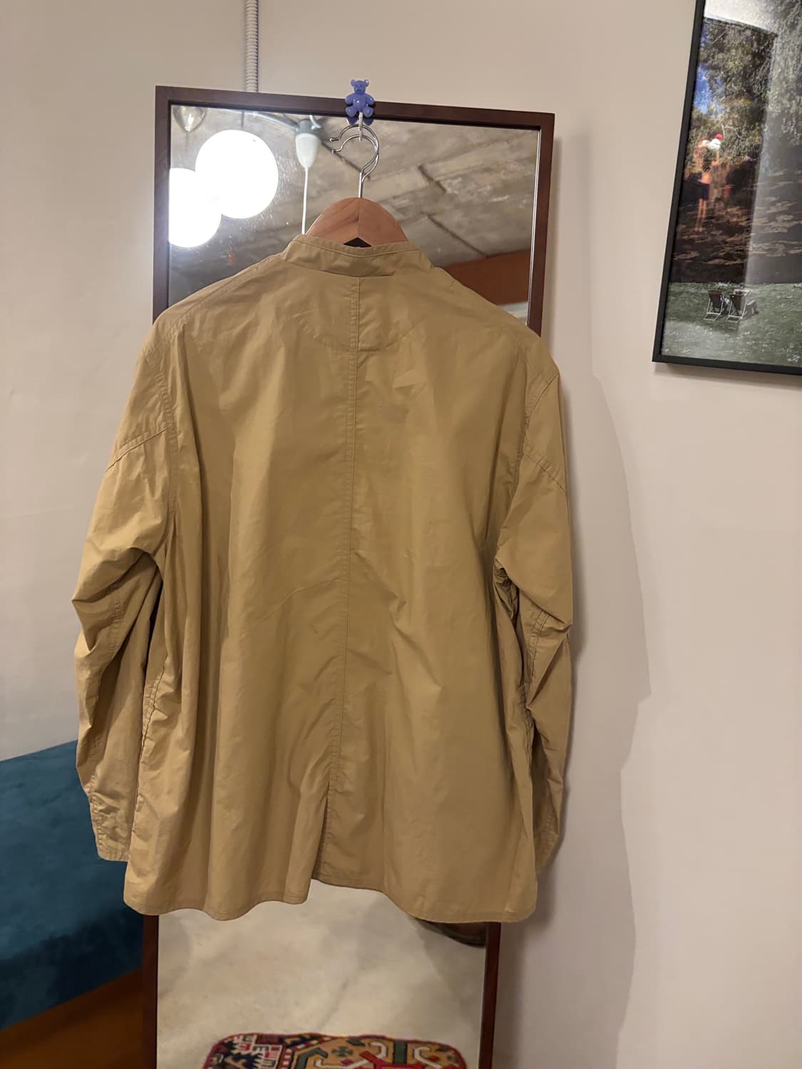 단톤 코튼 웨더 스탠드 업 칼라 커버올 자켓 상품이미지7